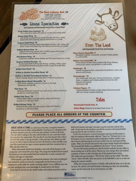 fish menu|Menu — The Fish Market Restaurant.